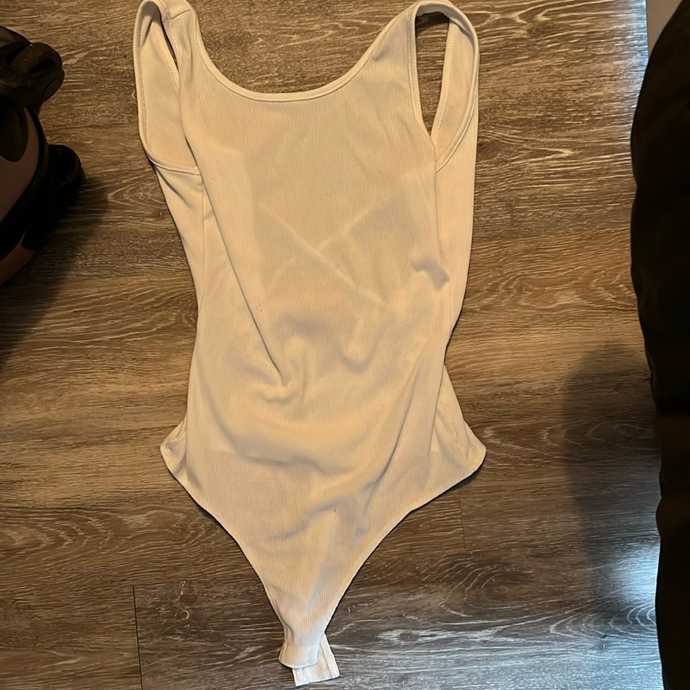 Kittenish ribbed bodysuit